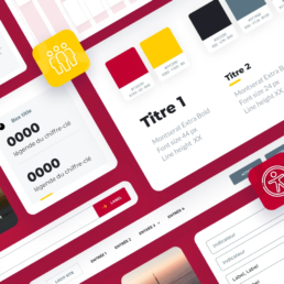 Composants du design system La Région