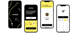 Ecrans de l'application Onetip