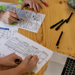 Atelier de wireframing - Product Design Yumans