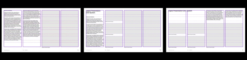 Grilles et design d'interface : variations de mises en page