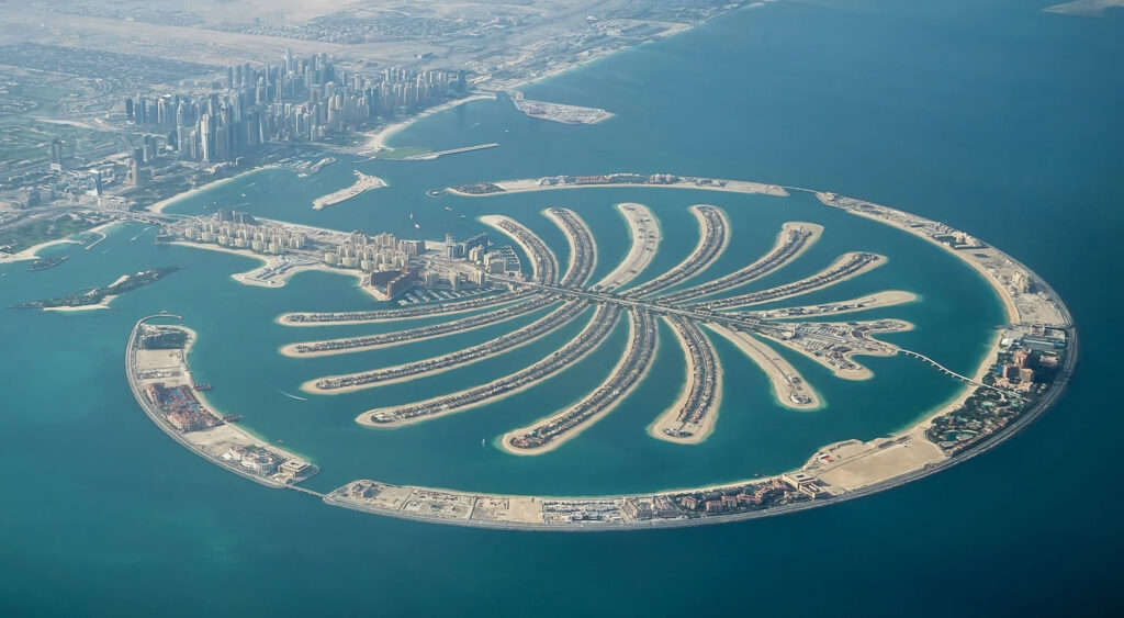 Palm Jumeirah à Dubaï (Emirats Arabe unis)