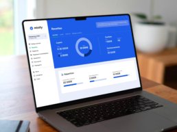 Ordinateur portable avec la solution Minify