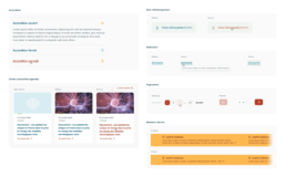 Composants et éléments graphiques du site du CHU Toulouse