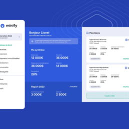 visuel de l'interface Minify