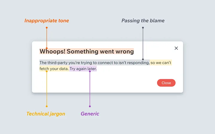Bad error message-WIX