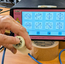 Appareil ElectroVet en test &agrave; l'atelier