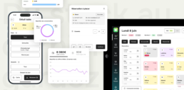 Interface mobile et iPad de l'application Briian