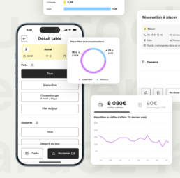 Interface mobile de l'application Briian