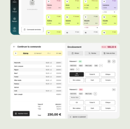 Ecrans de l'application Briian
